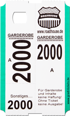 Vorschlag 3, Garderobennummern